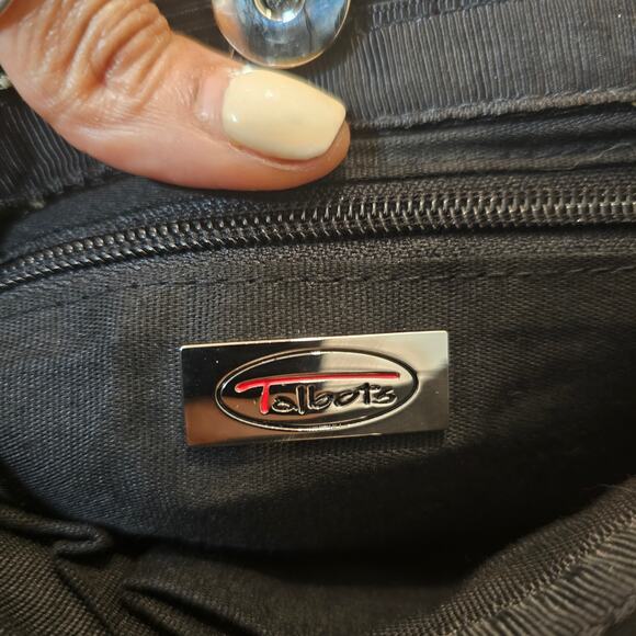 NWOT Talbots Small Embroidered Dragonfly Bucket Tote - Picture 7 of 7